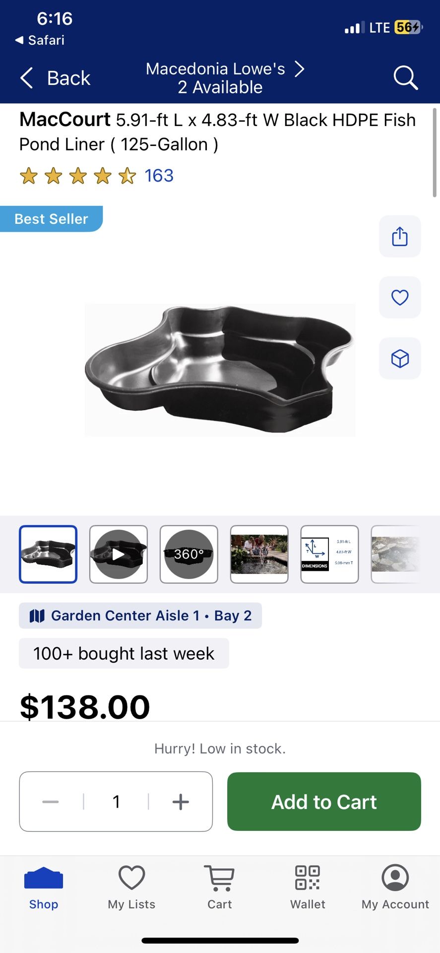 Garden Fish Pond Liner