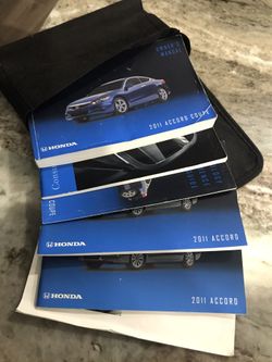 Used-like new Owner’s manual Honda Accord 2011 coupe