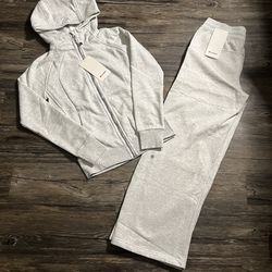 Womens Gray Lulu Scuba Full Sets