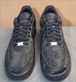 Nike Air Force 1 Kobe Mamba Black Snakeskin Sneakers...Mn(Sz 10.5)