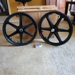 NEW Bicycle Bmx Mag Wheels 20" Black