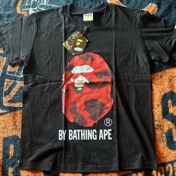 BAPE Red Camo T Shirt 