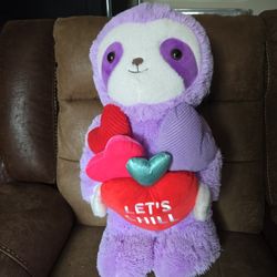 Valentine Sloth Decor