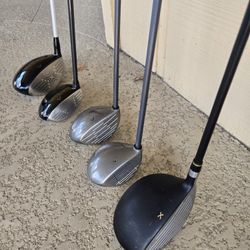 (3) Callaway mens golf clubs and (1) GX-7..all regular flex 