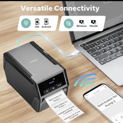 D50 Heavy-Duty Industrial Desktop Label Printer/ Maker 2" Head  2600mAh 1.97" W