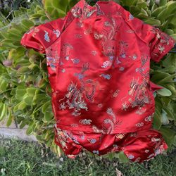 Chinese/lunar New Year Dog/cat Outfit 