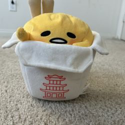 gudetama takeout ramen plush