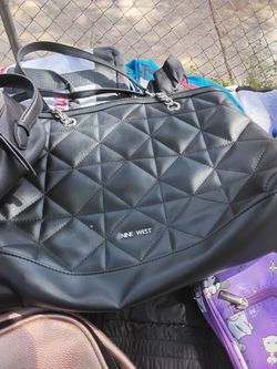 Nine West Black Quilted Tote Bag and Different Handbags