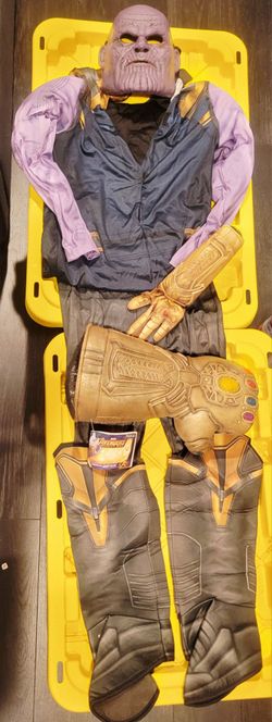 Marvel Thanos Costume and Thanos Foam Fist