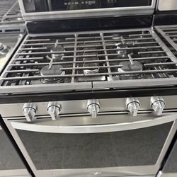 ✴️🔥 Whirlpool Stainless Steel Gas Range – 5 Burners