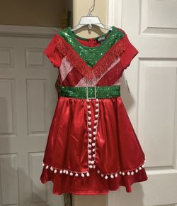 Girl Christmas Elf Dress