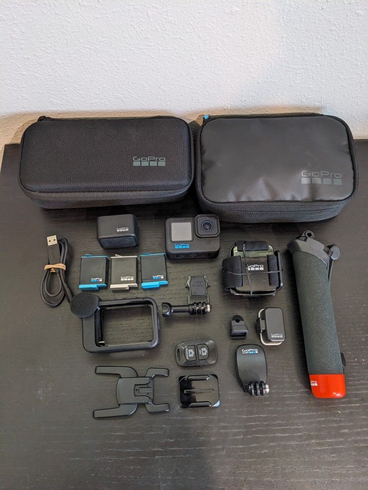 GoPro 10 Black + Accessories
