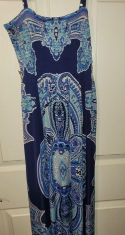 Blue dress
