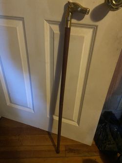Antique Horse Head Walking Cane