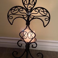 Fleur-de-lis Candle Holder 