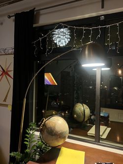 Arch lights 1x Gold Base & 1x marble base
