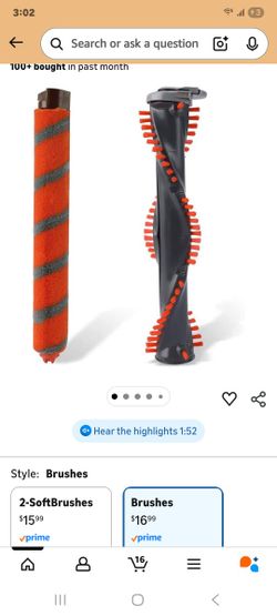 Brush Roll Replacement for Shark DuoClean