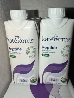 Kate Farms Peptide Nutrition Formula Plain 11 oz