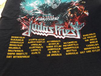 Judas Priest 2014 concert T-shirt
