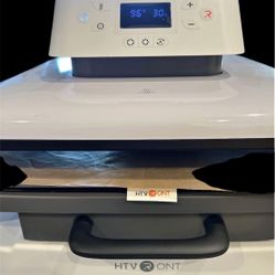 Htv Heat Press W/ 50 Sheets Of Dtf Transfer 