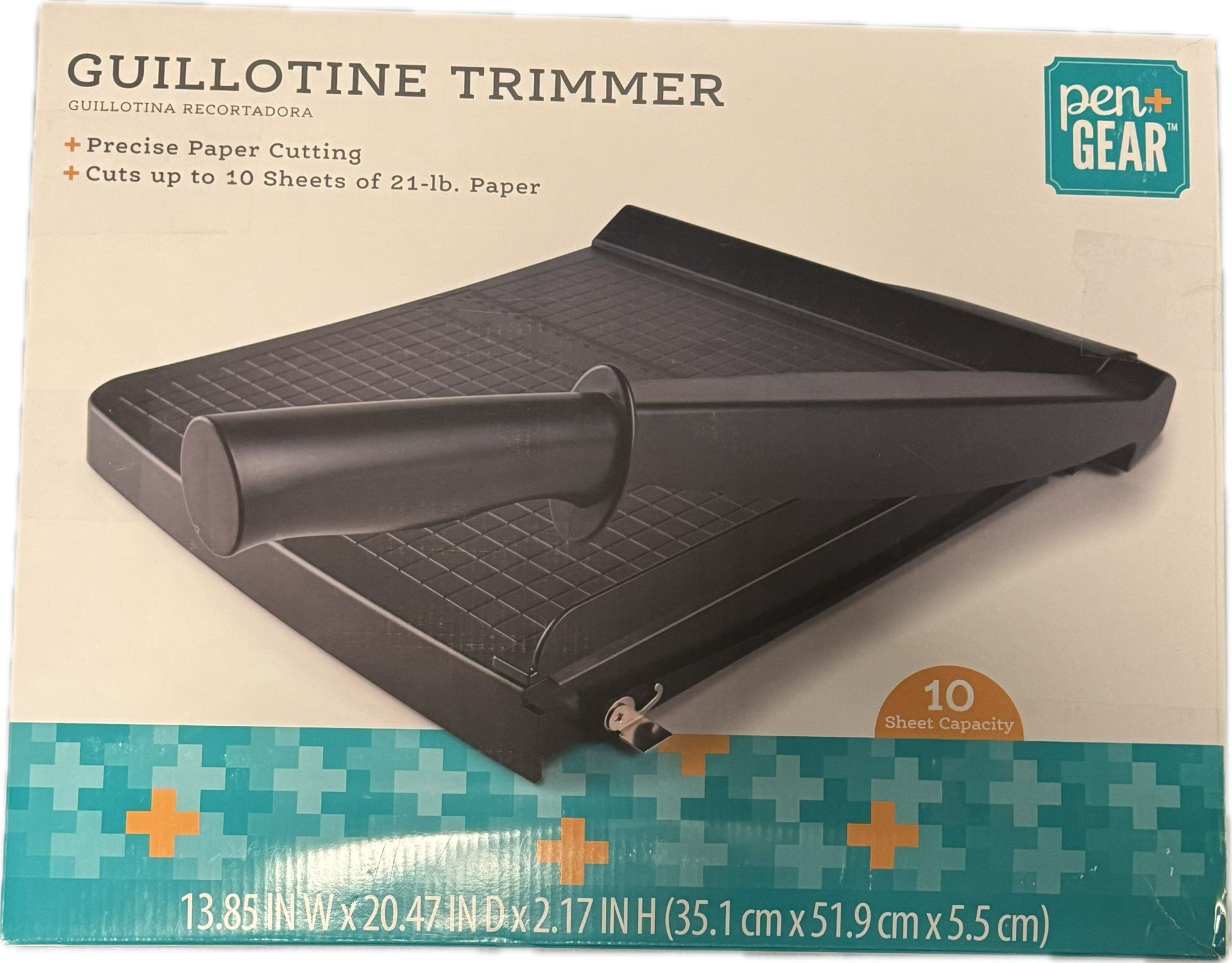 Paper Guillotine And 3 Hole Punch (Walmart)