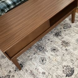 3 Piece Living Room Set Mid Century Inspired Coffee, Side And Console Tables