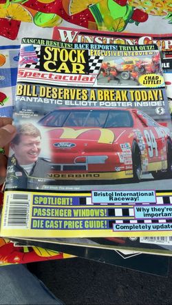 Vintage Nascar Magazines