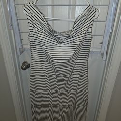 Black and white striped Banana Republic dress Size M