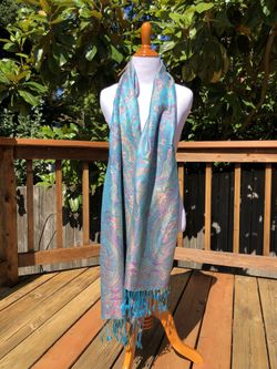 Silk Pashmina shawl scarf