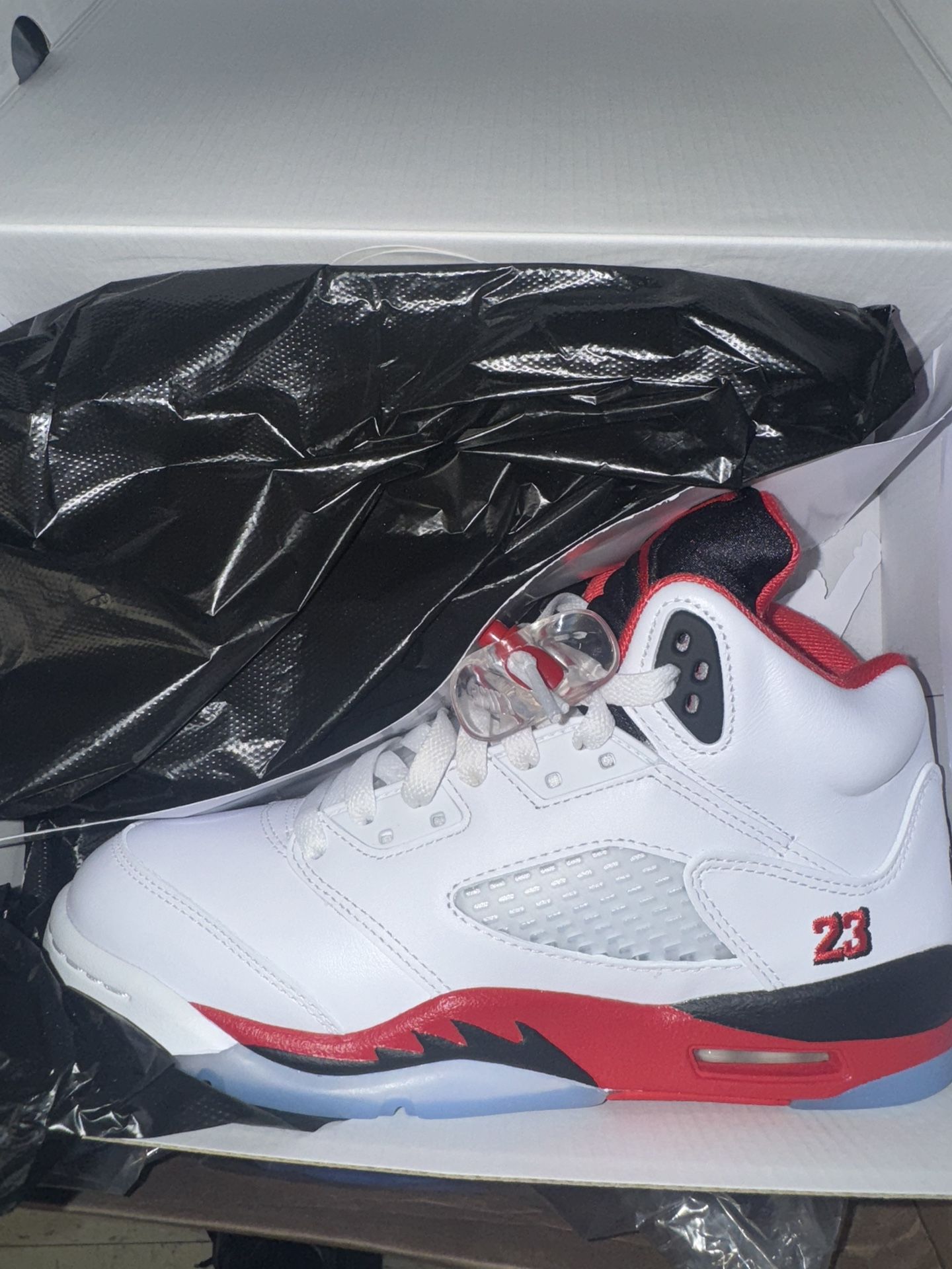 Jordan 5 Fire Red All kids sizes 4-7Y