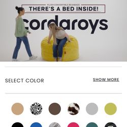 Corda Roy beanbag/full bed (purple)