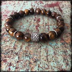 Men’s Tiger Eye stones bracelet