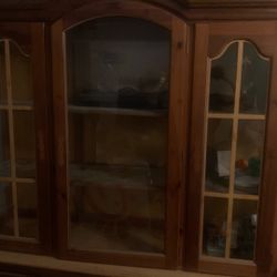China Hutch Cabinet Real Wood Sturdy