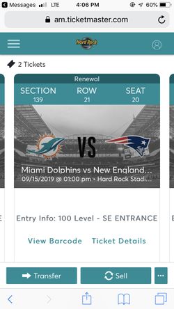 Dolphins tickets