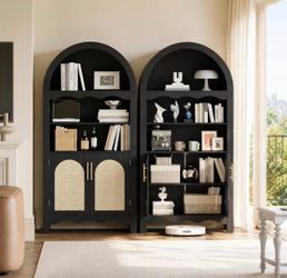 Arched Kitchen Pantry Cabinet