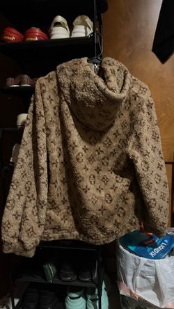 Lv mono print zip hoodie size small