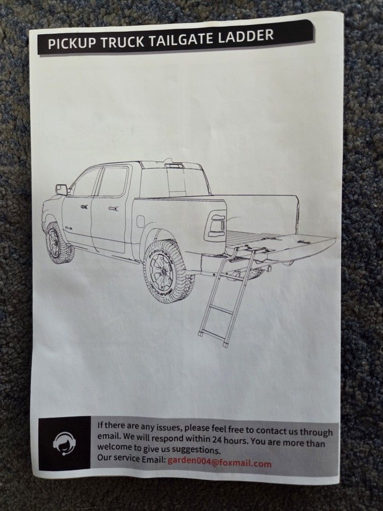 New In Box - Truck Tailgate Ladder