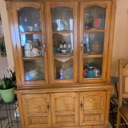 Dining Set And Cabinet 