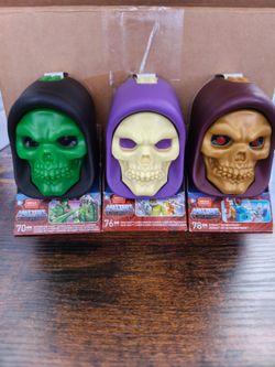 Masters of the universe Skeletor head Mega Construx 3pk
