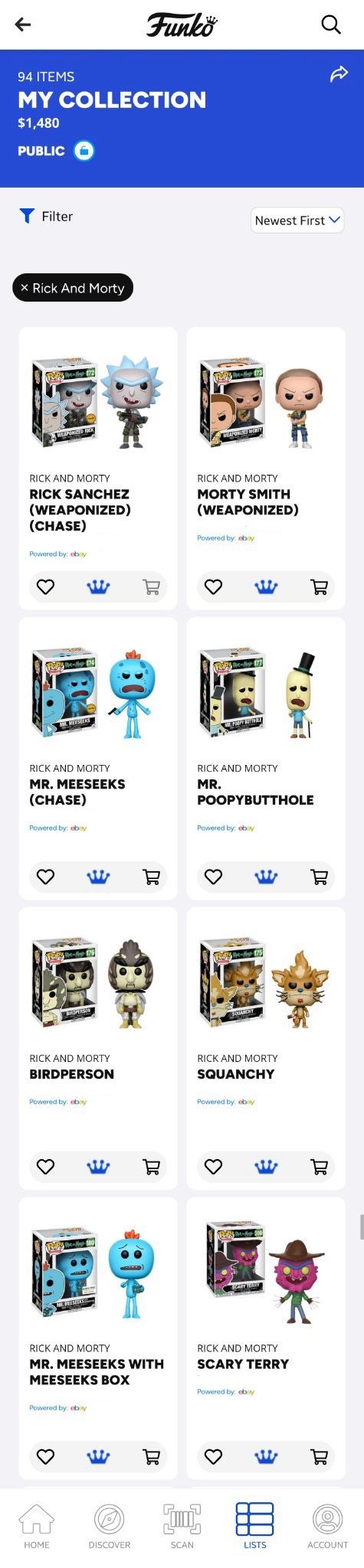 Rick & Morty Funkos