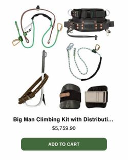 Full climbing gear