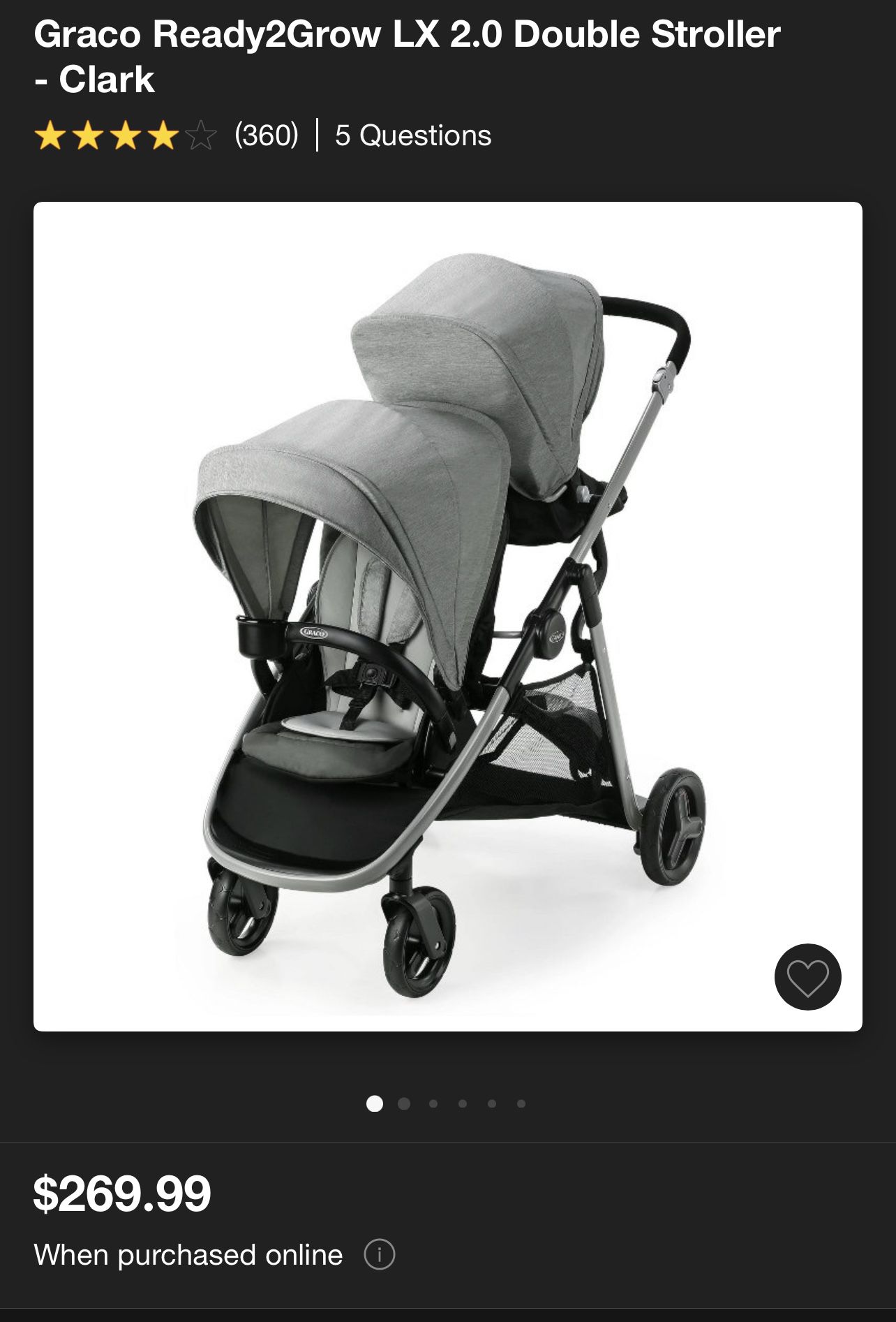 Brand New Graco double Stroller 