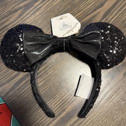 Disney Black Sequence Ears 