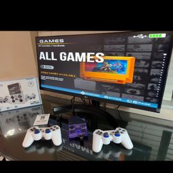 20k Pre-Install Games! Brand New Gaming Console w/ 2 Controllers