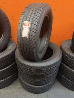 245/60R20 Michelin Defender LTX Full Set of 4 Used Tires