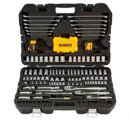 Dewalt 1/4 in., 3/8 in. and ½ in. Drive Polished Chrome Mechanics Tool Set (168-Piece)