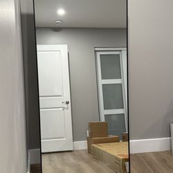 Full Length Mirror - Black Frame