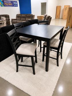 🍴New Black Dining Table Set 5-Piece & 6-Piece $10 Down