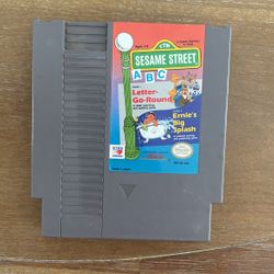 Nintendo Nes Sesame Street Abc