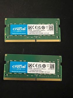 Tested Crucial 32GB (2x16GB Dual Channel) DDR4 3200 MHz SODIMM Laptop RAM